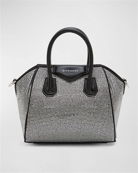 givenchy antigona mini black gold|Givenchy mini antigona lock denim tote bag.